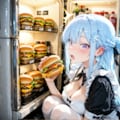 【リクエスト】スーパーメイドさん　夜中のハンバーガー　３ 7枚目