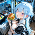 【リクエスト】スーパーメイドさん　夜中のハンバーガー　３ 8枚目
