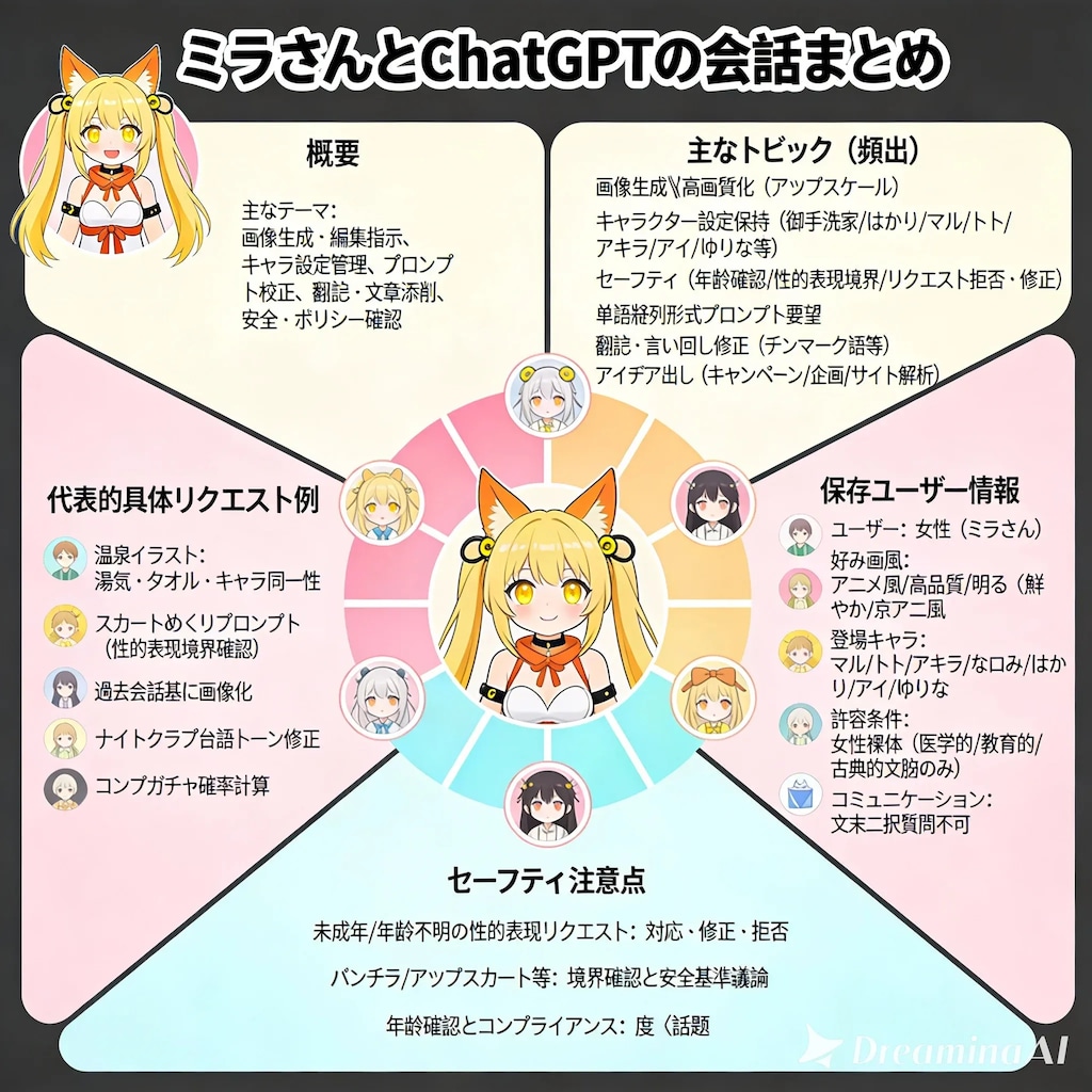 私とChatGPTのこれまでの会話