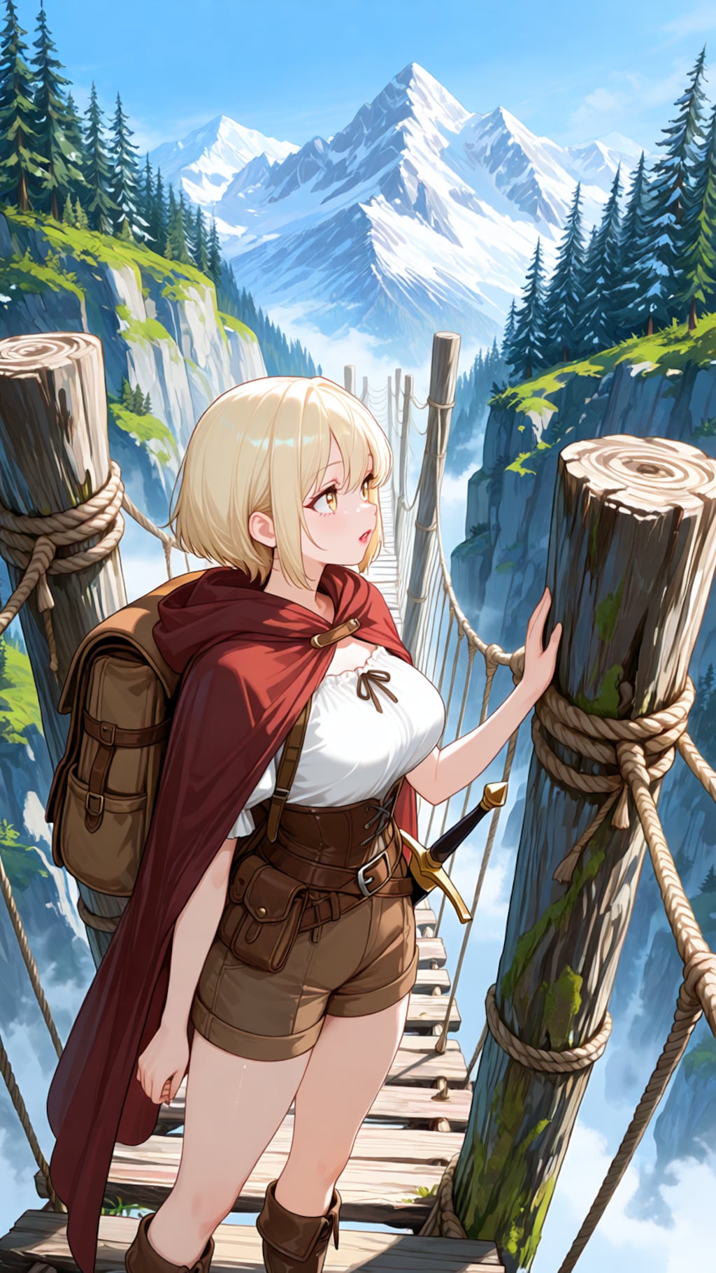 洞窟の先
