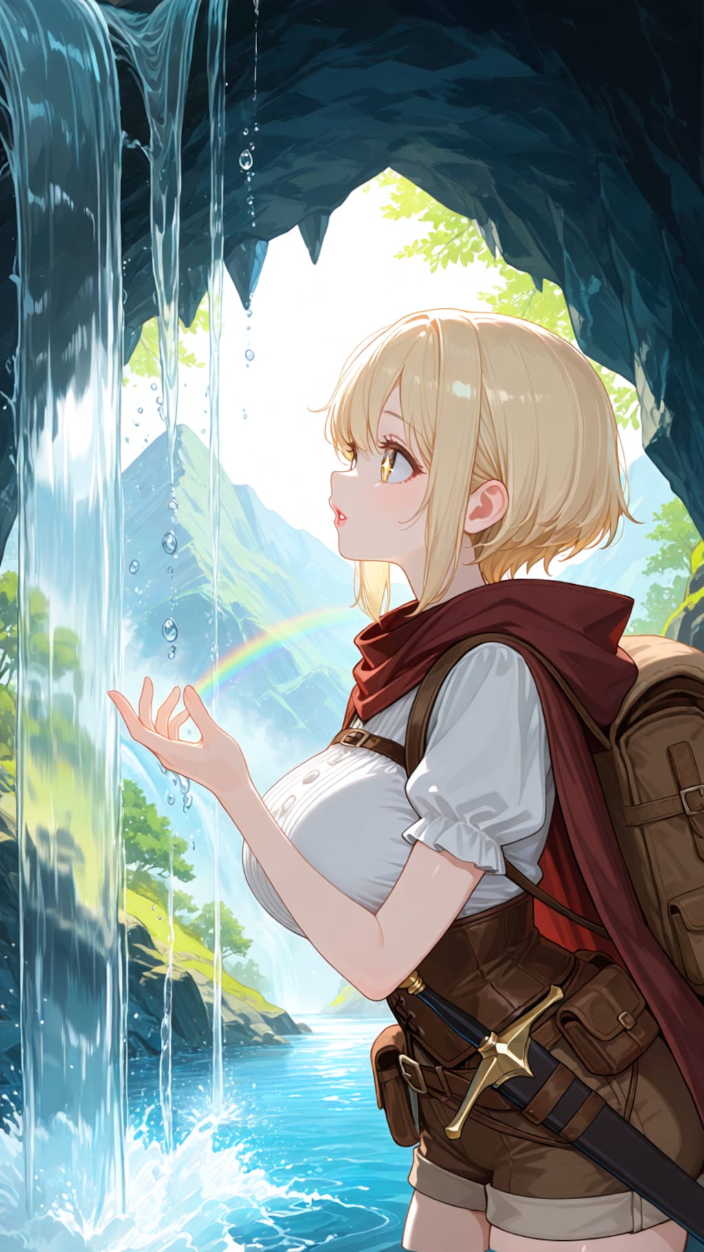 洞窟の先