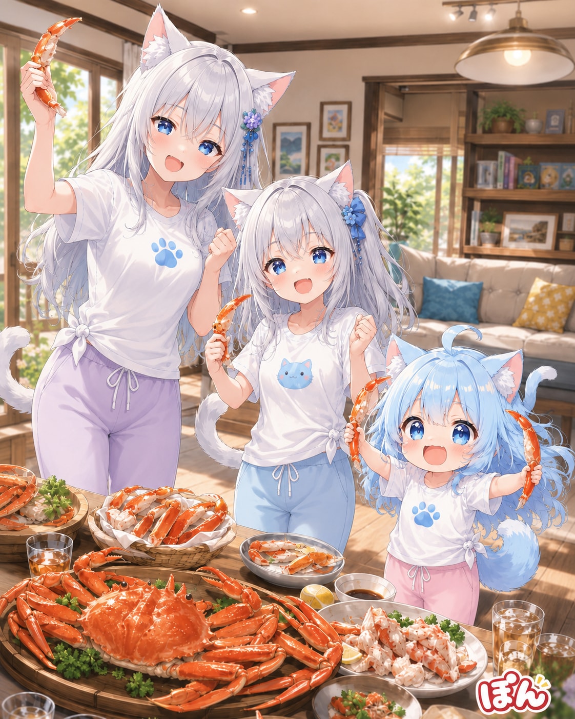 今日はカニの日