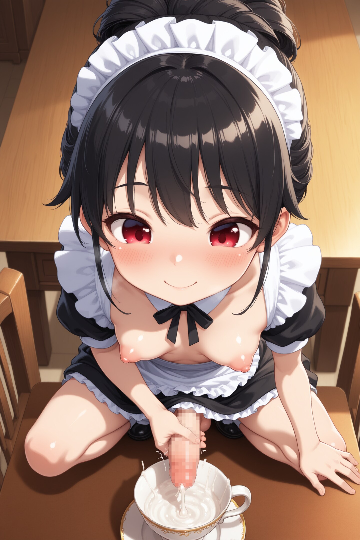 【ポン出し】おっぱい男の娘ミルクメイドくん