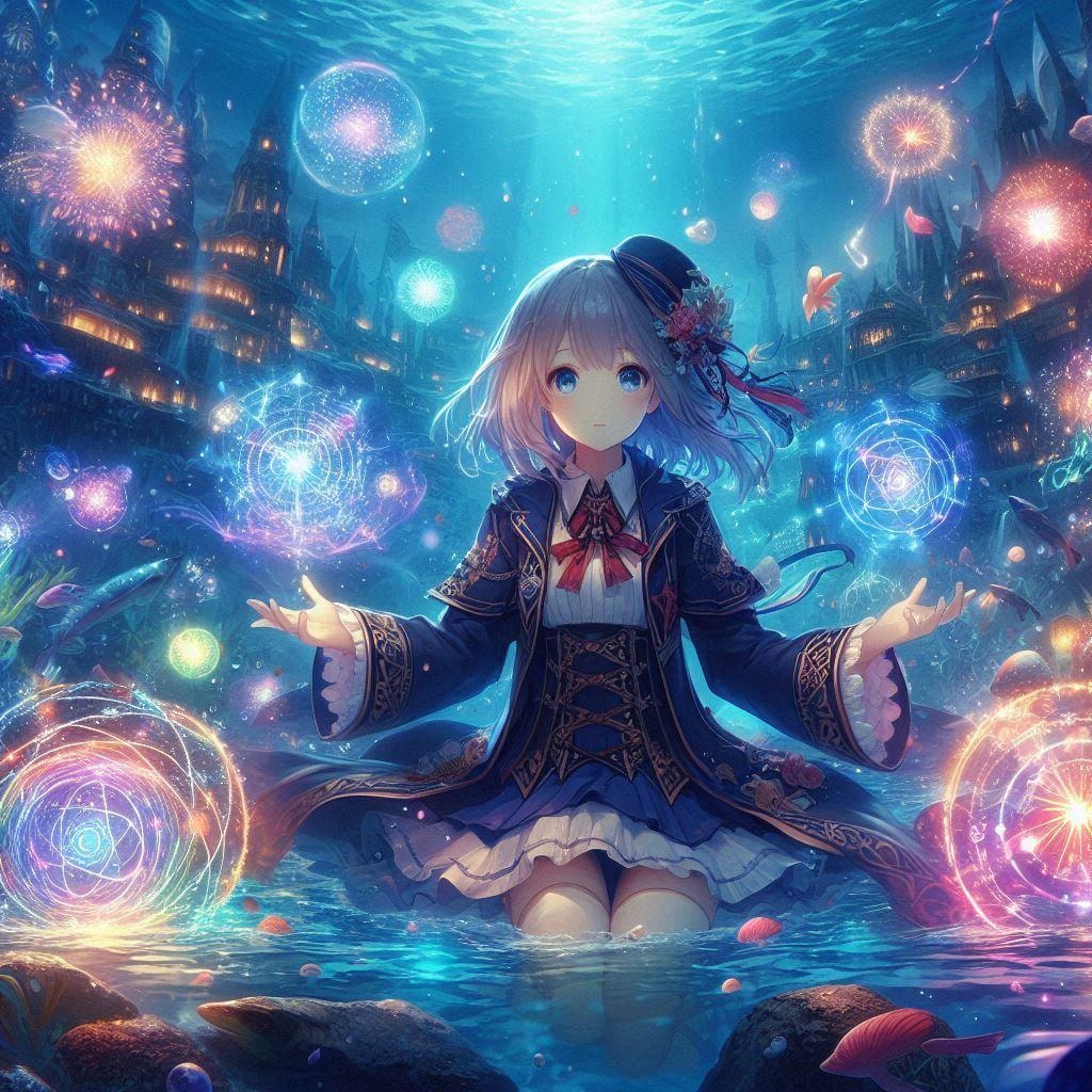 アクアリュミナの夏祭り in 花火