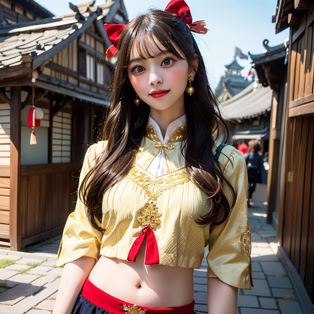中華風の女の子です
