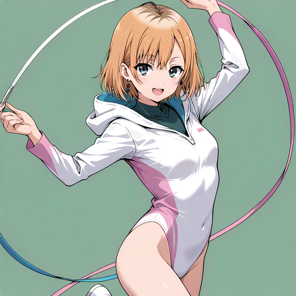 みゃーもりのレオタード姿