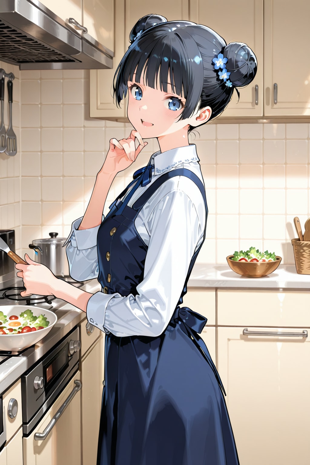 おだんごちゃん🍡✨と朝ごはん🍚✨　5/12 | の人気AIイラスト・グラビア