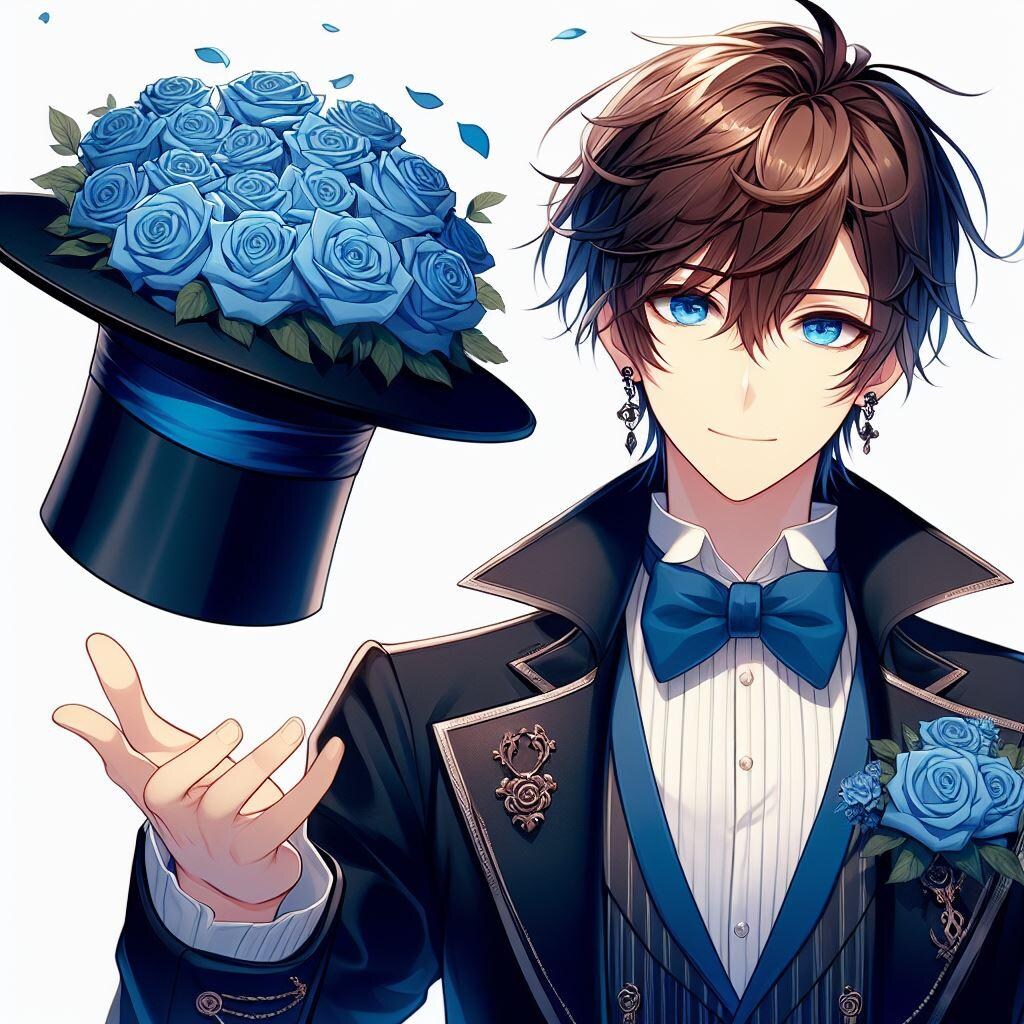 青薔薇を君に
