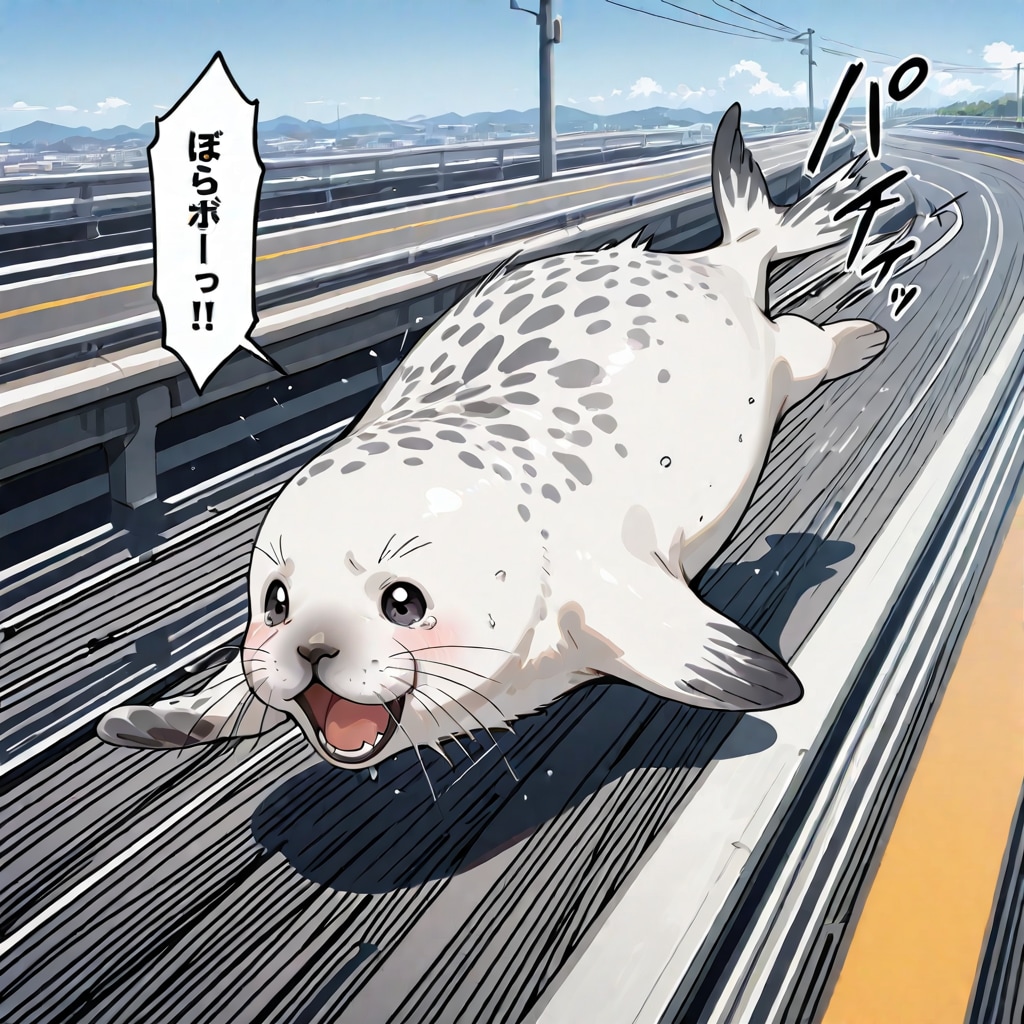 爆走アザラシ | の人気AIイラスト・グラビア