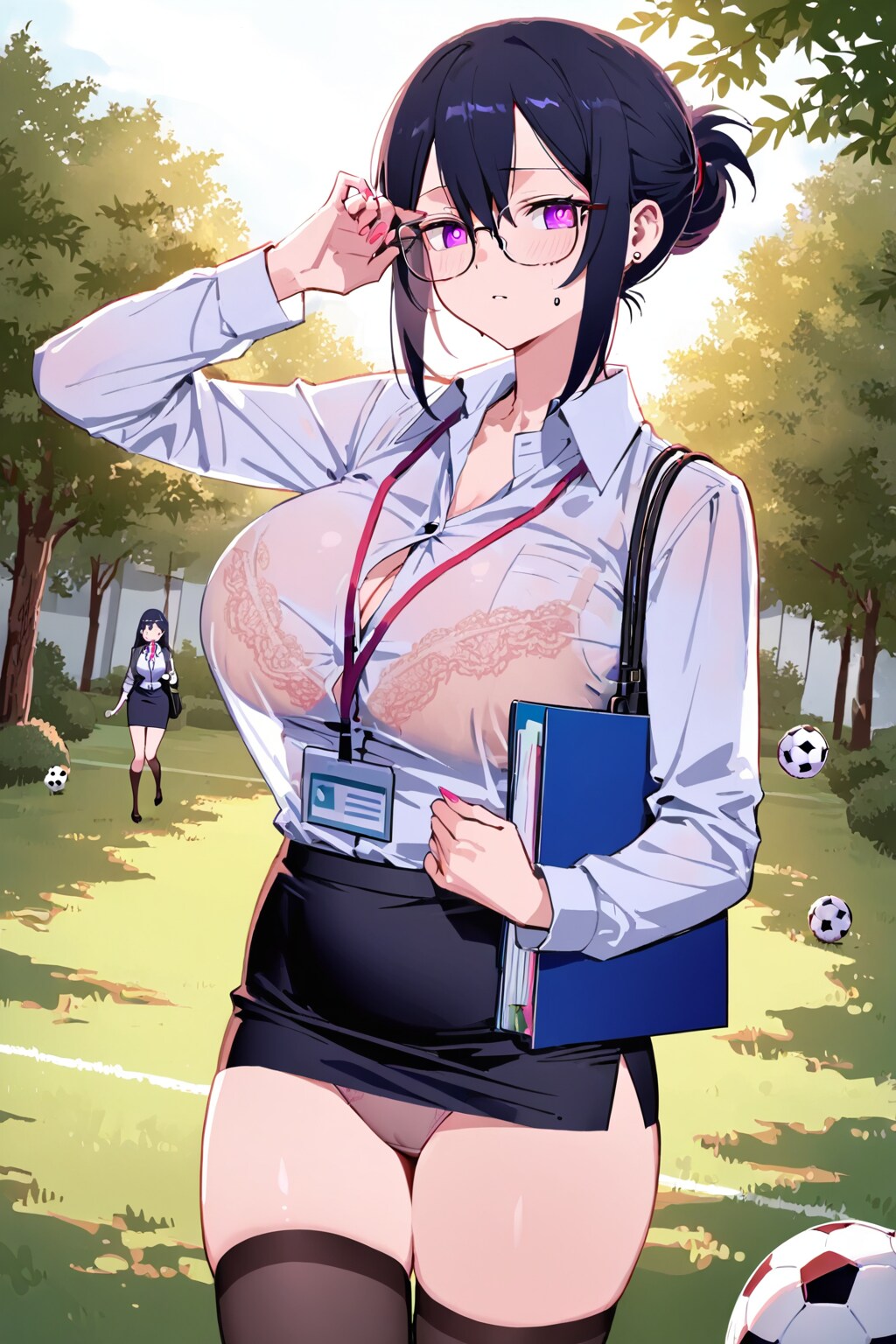 その服装でサッカーはまずいですよ！
