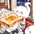 ( >ω<)カリッとモチッとトーストやでぇ！🍞✨✨ 9枚目