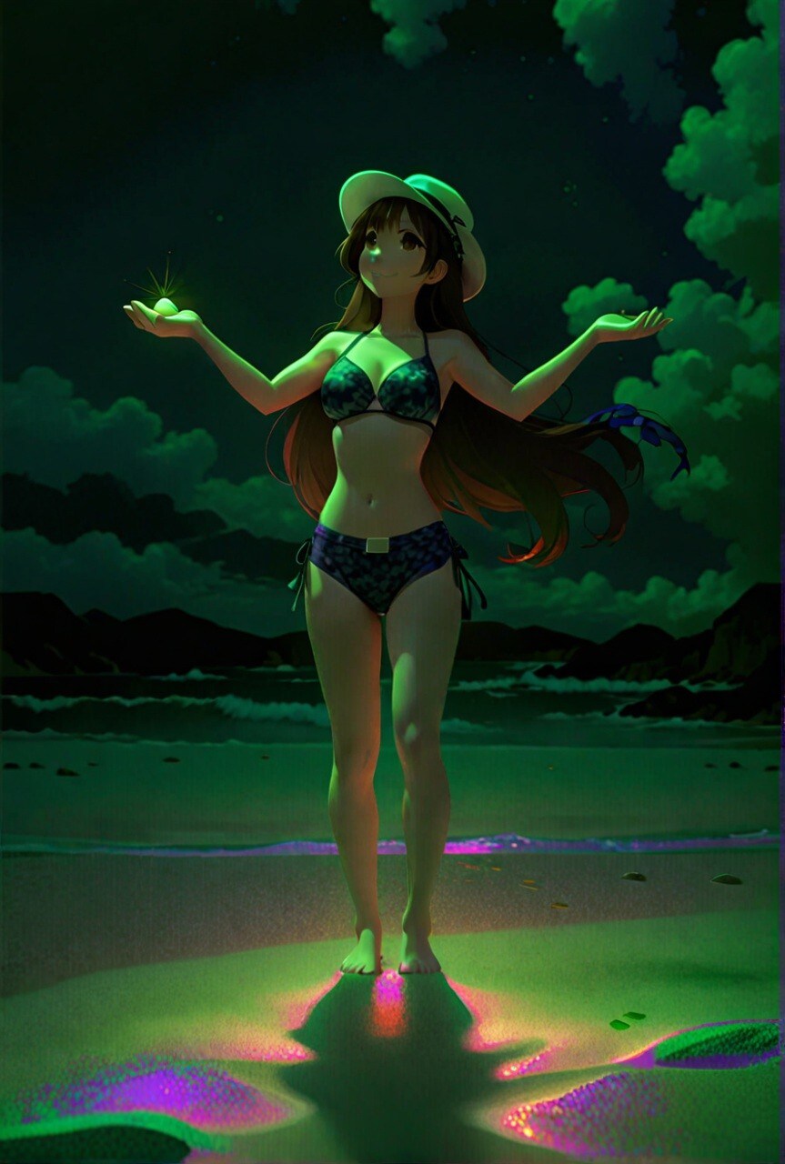 １　「Chill out（落ち着く）海」