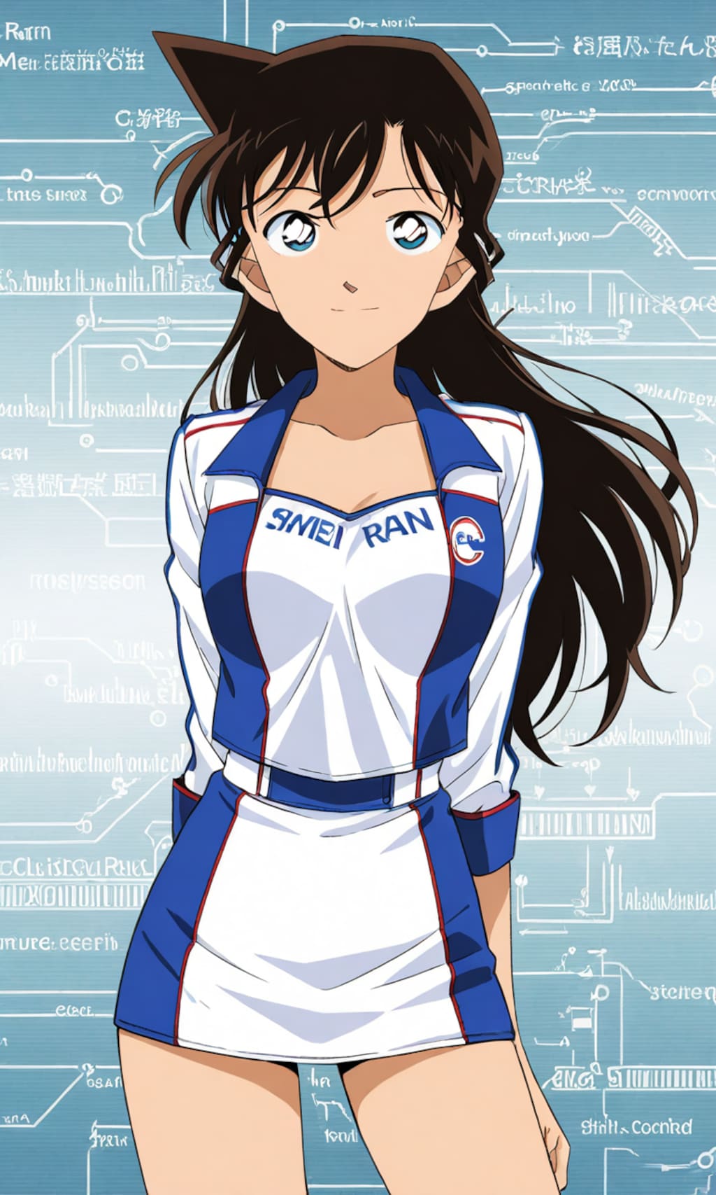 毛利蘭　レースクイーン衣装風