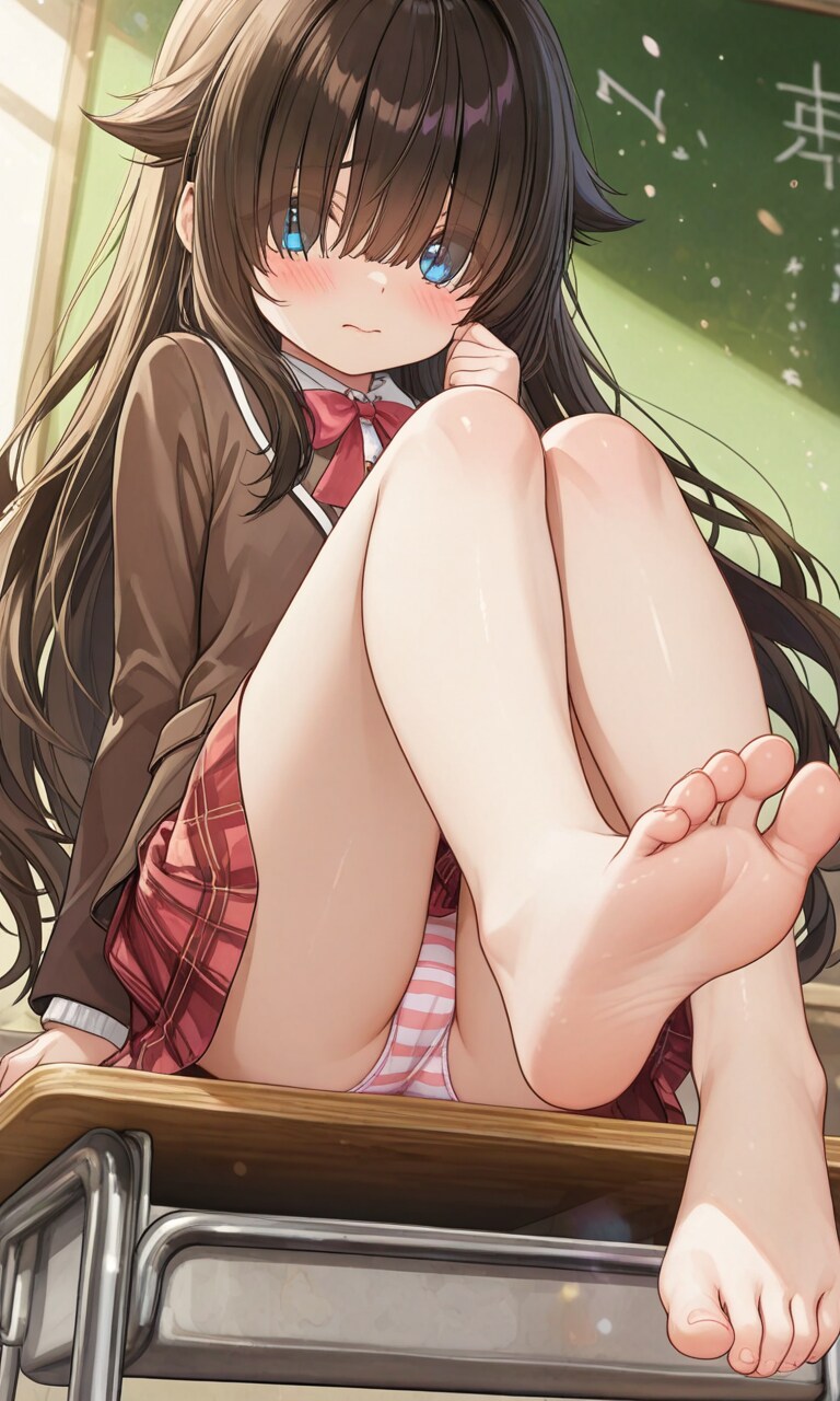 「足裏見せて」と言えば合法的にパンツ見れる説