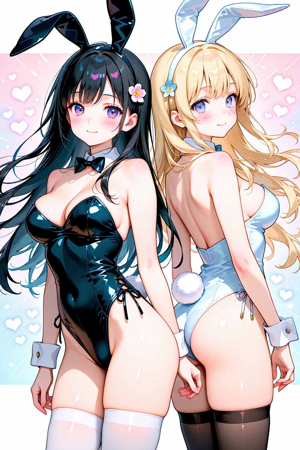 うさブラックとうさホワイト 04