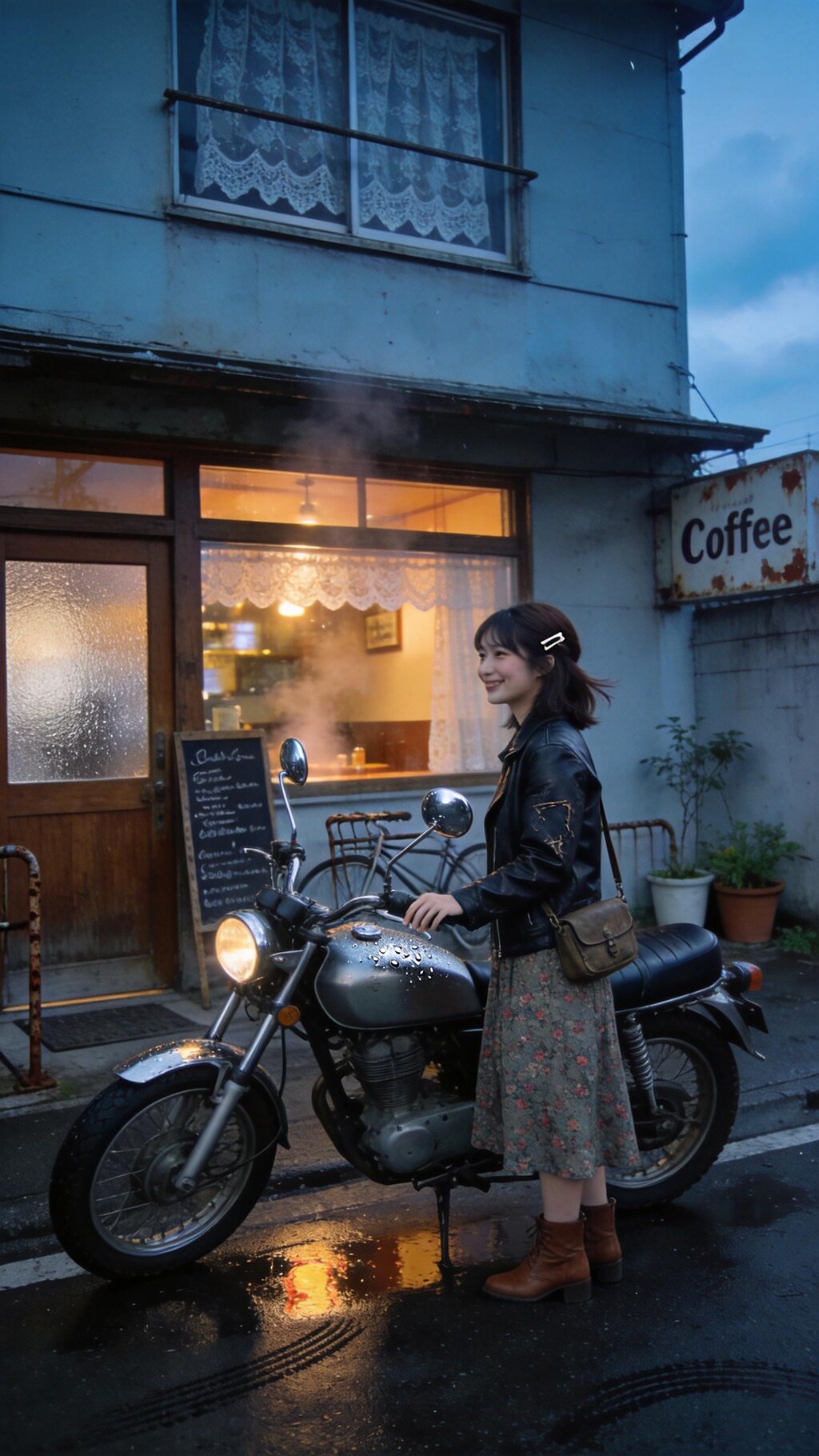 Morning at Coffee Cup