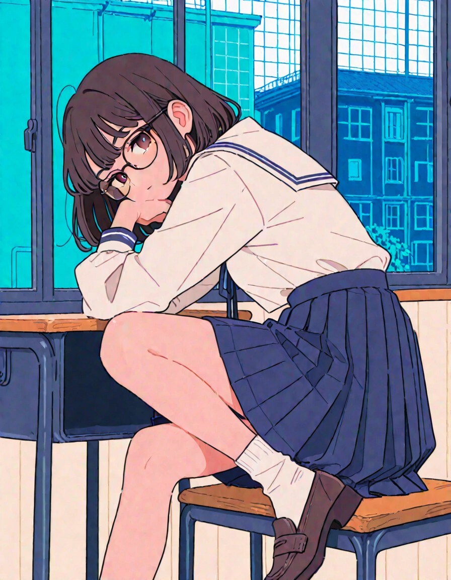 振り返るあの子 | の人気AIイラスト・グラビア