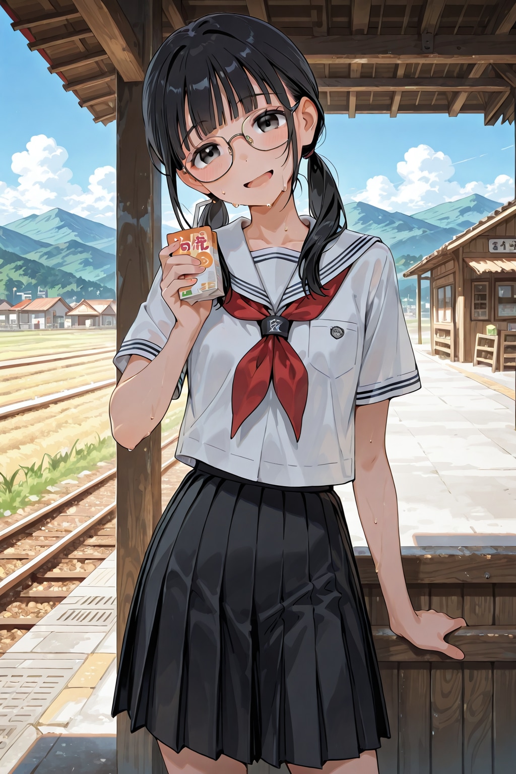 眼鏡×公立ダサ制服女子８