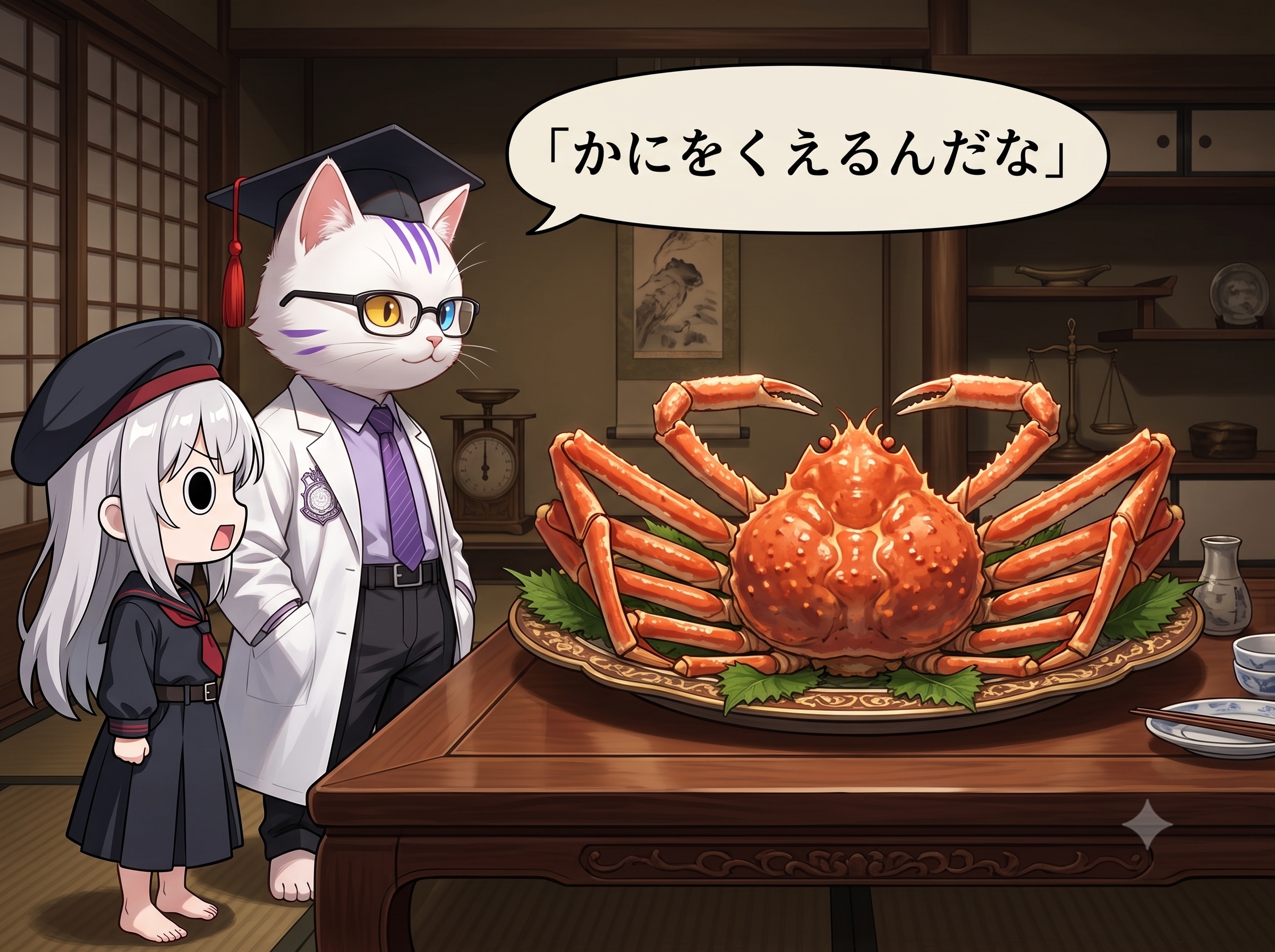 【他己紹介】Promptfessorさんと蟹とえらいこっちゃ嬢