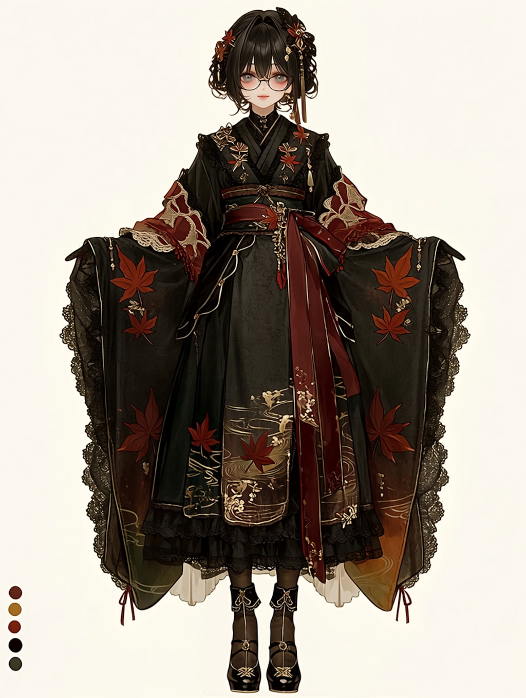 niji黒紅葉 〜和ゴス衣装〜
