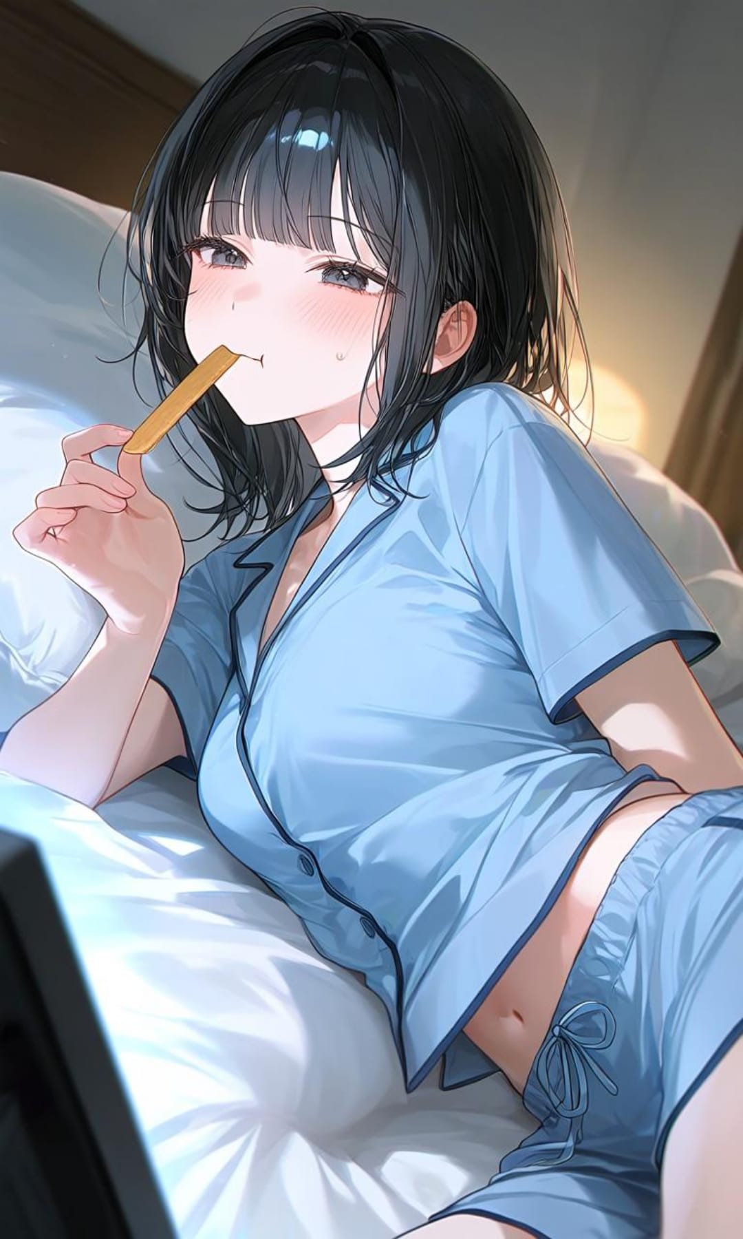 【うちの子】修)忘れてた設定もえちゃんの趣味　部屋でゴロゴロ