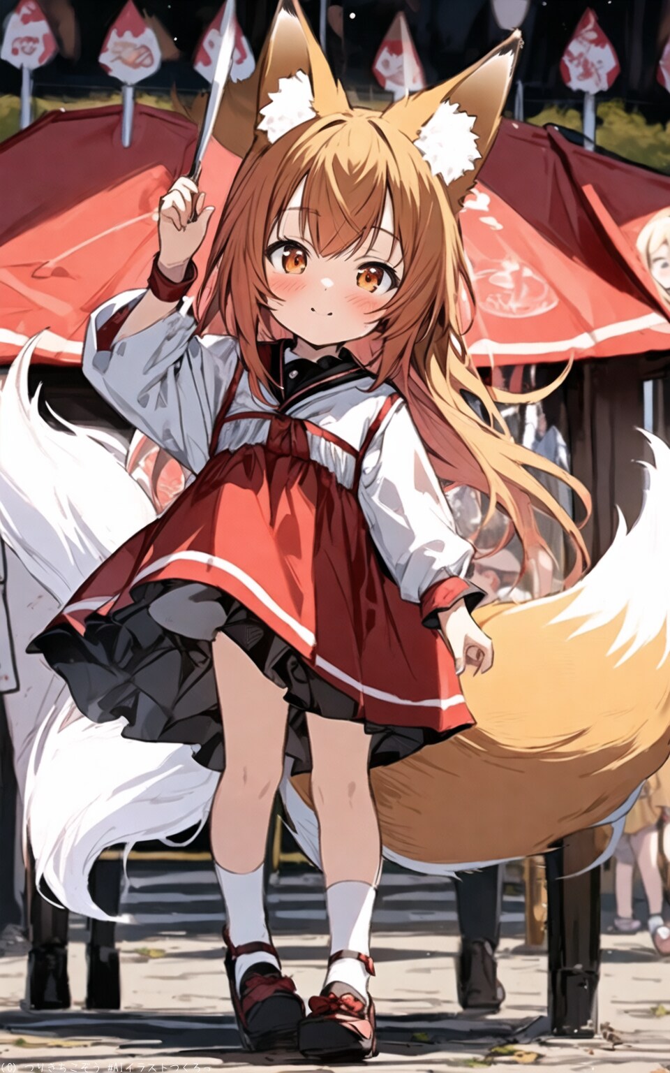 遊園地と茜音さん | の人気AIイラスト・グラビア