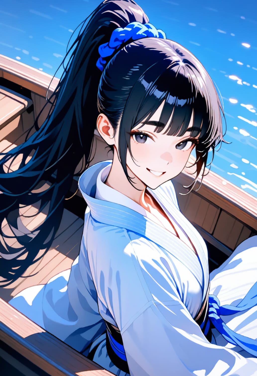 水の上にて・フタバ１１（ＳＤＸＬ） | の人気AIイラスト・グラビア