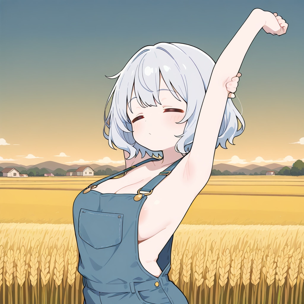 脇と横乳
