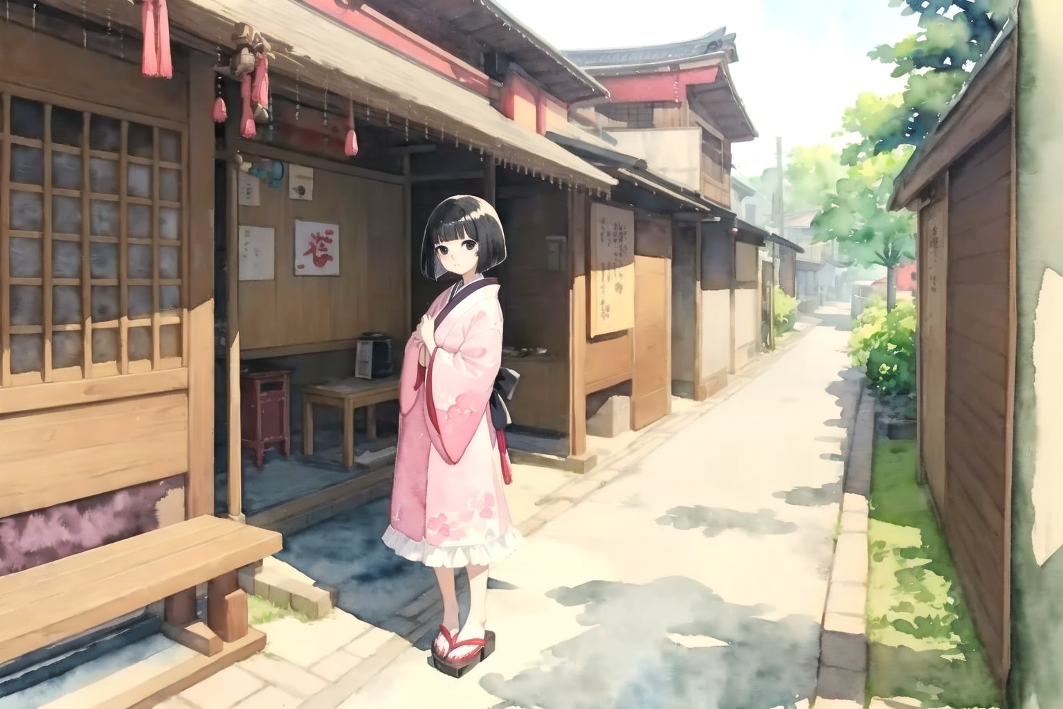 田舎道 | の人気AIイラスト・グラビア