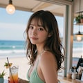 ビーチカフェの店員 3枚目