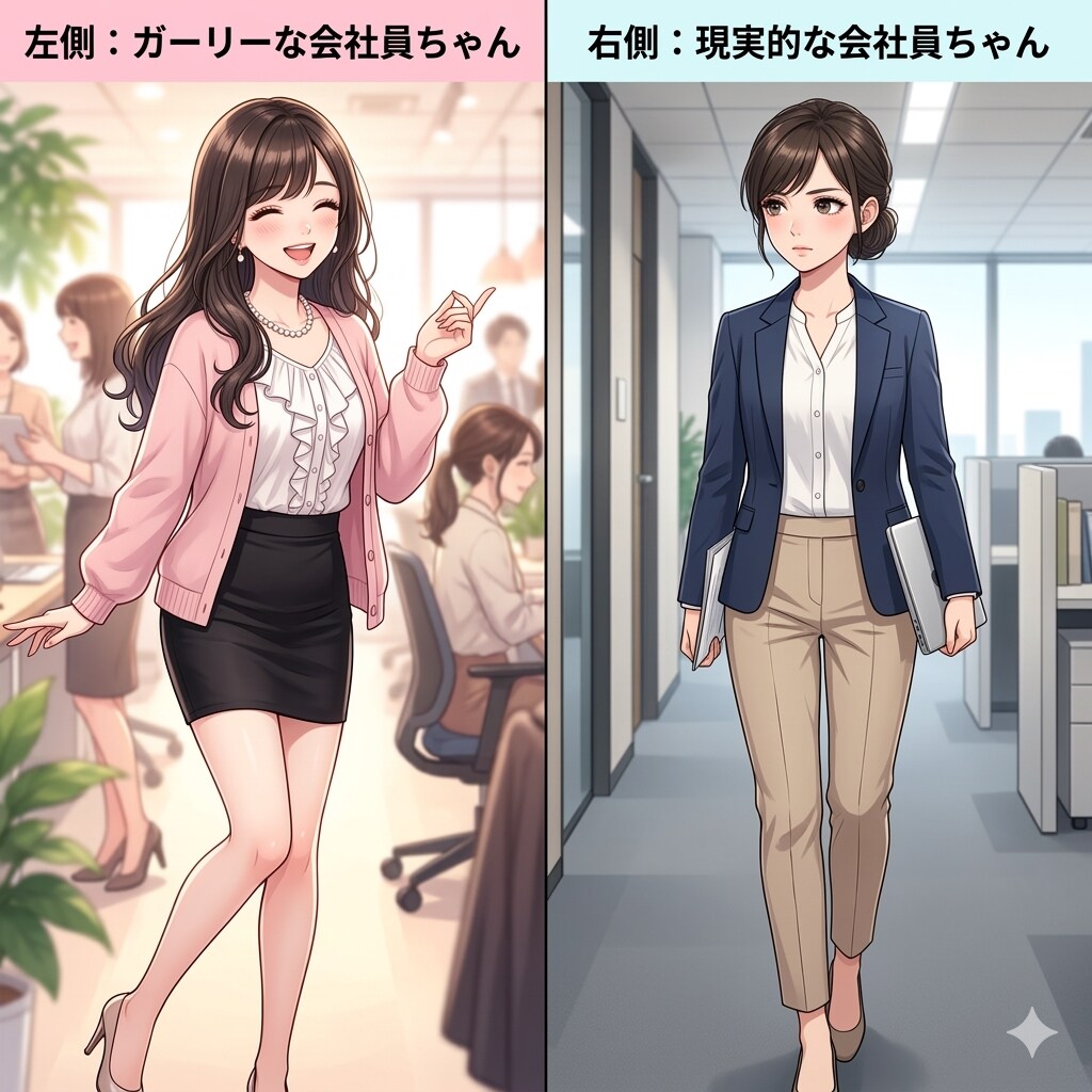 オフィスガーリーファッション