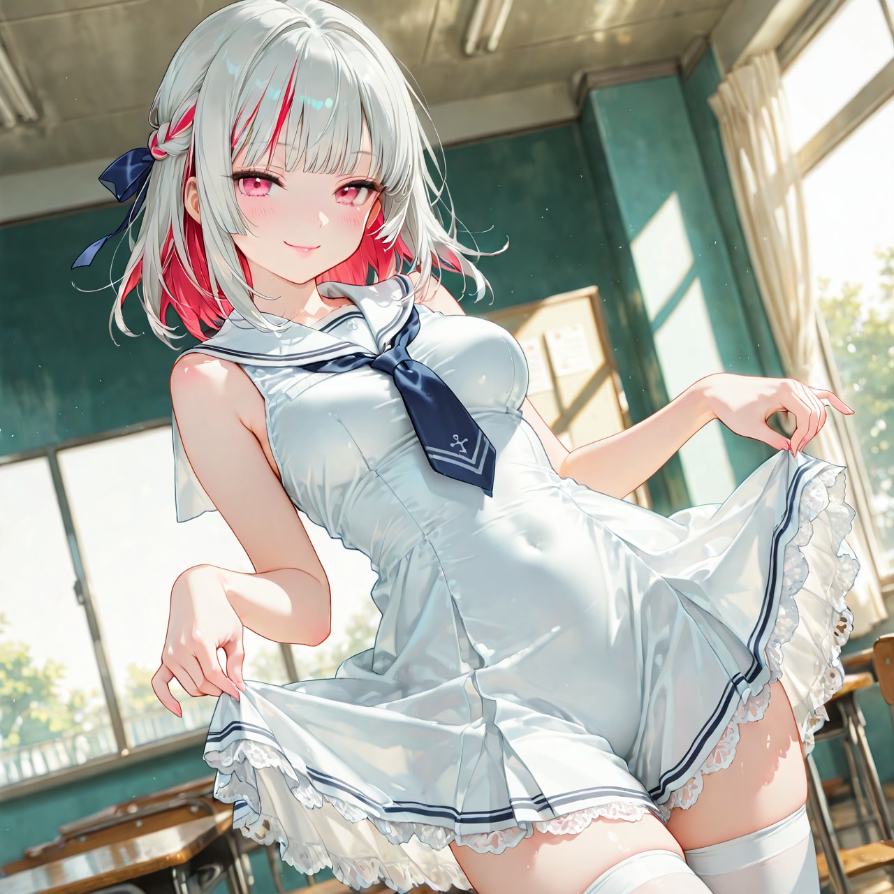 夏休みのインナーカラー | の人気AIイラスト・グラビア