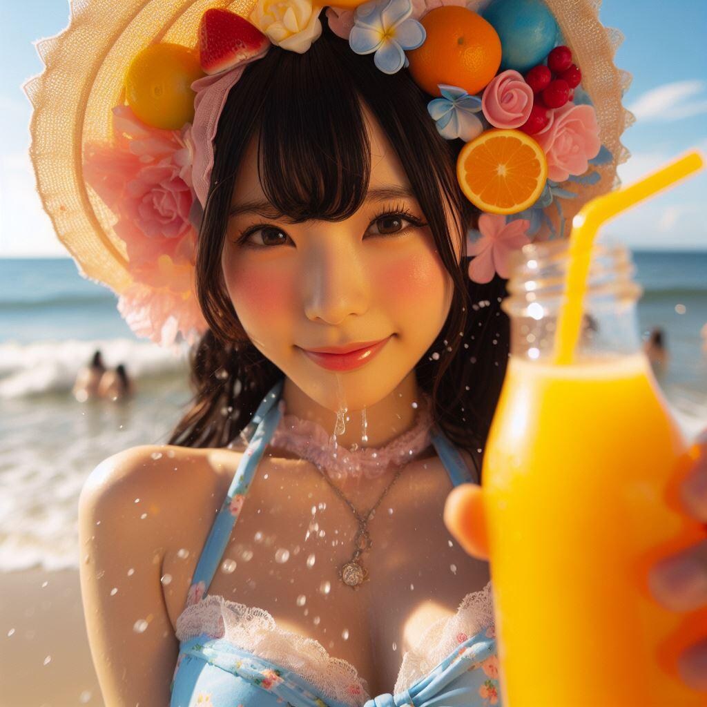 お口にジュース