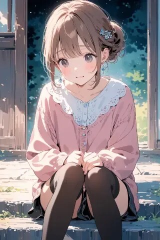 ニーハイいいですね（１５） | の人気AIイラスト・グラビア