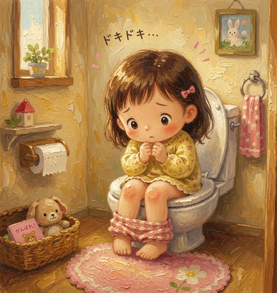 はじめてのひとりトイレ