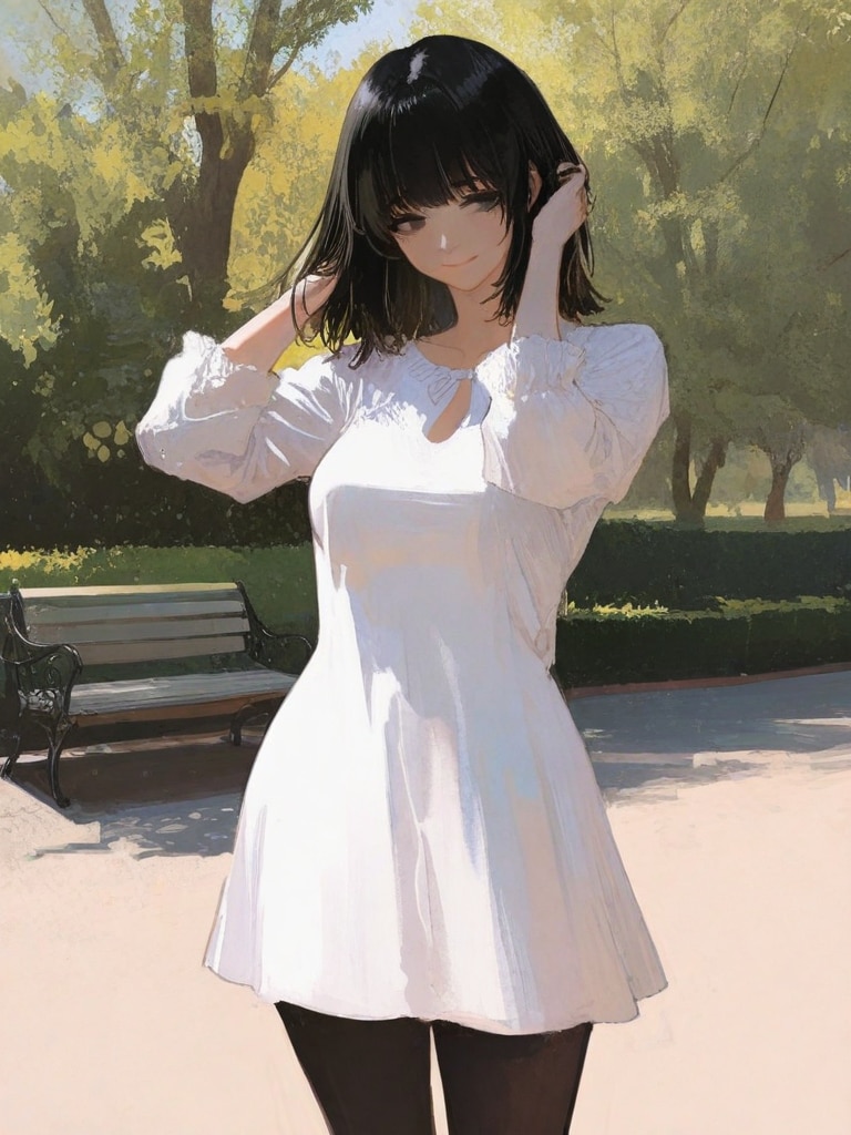 公園で撮影