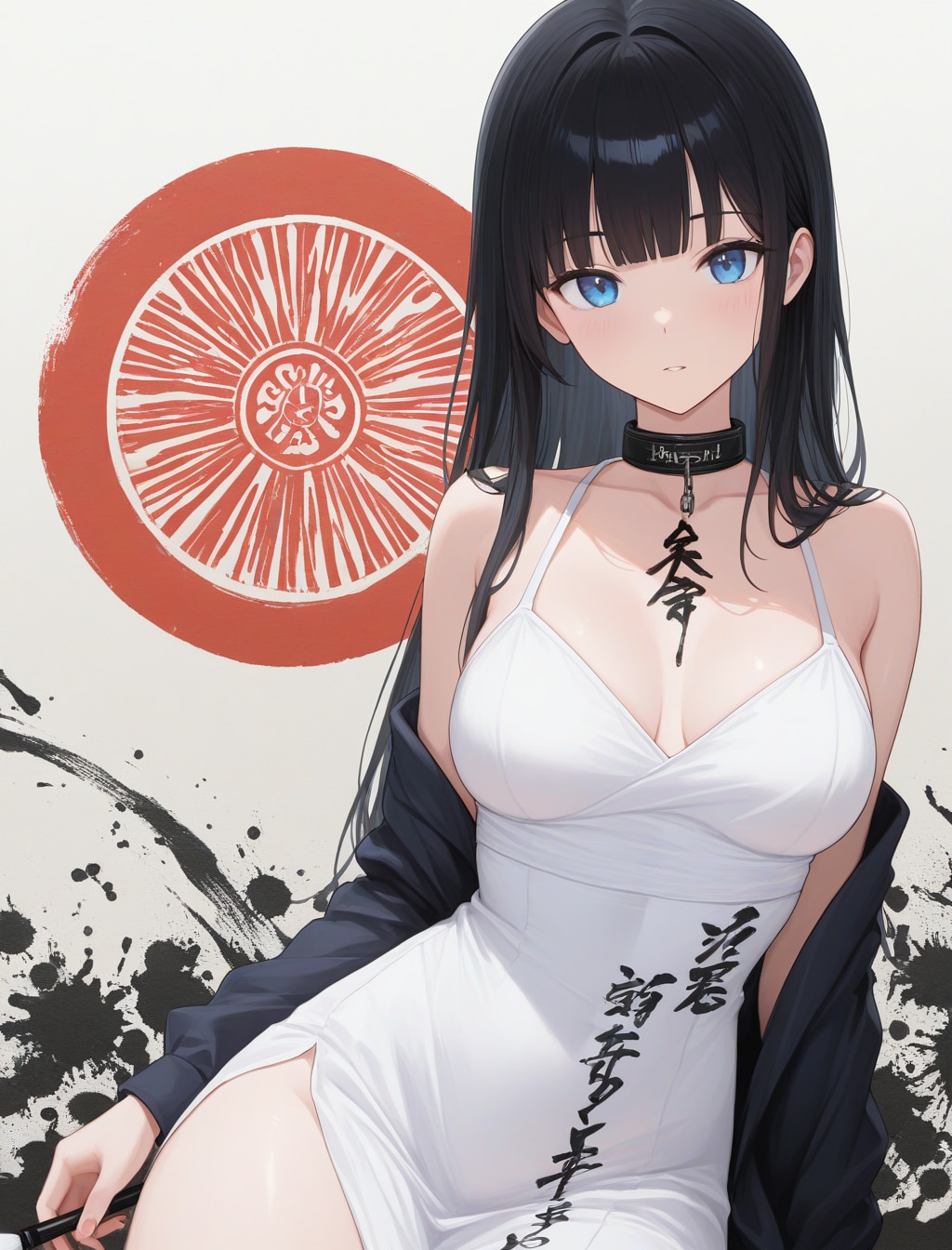 墨絵ドレス