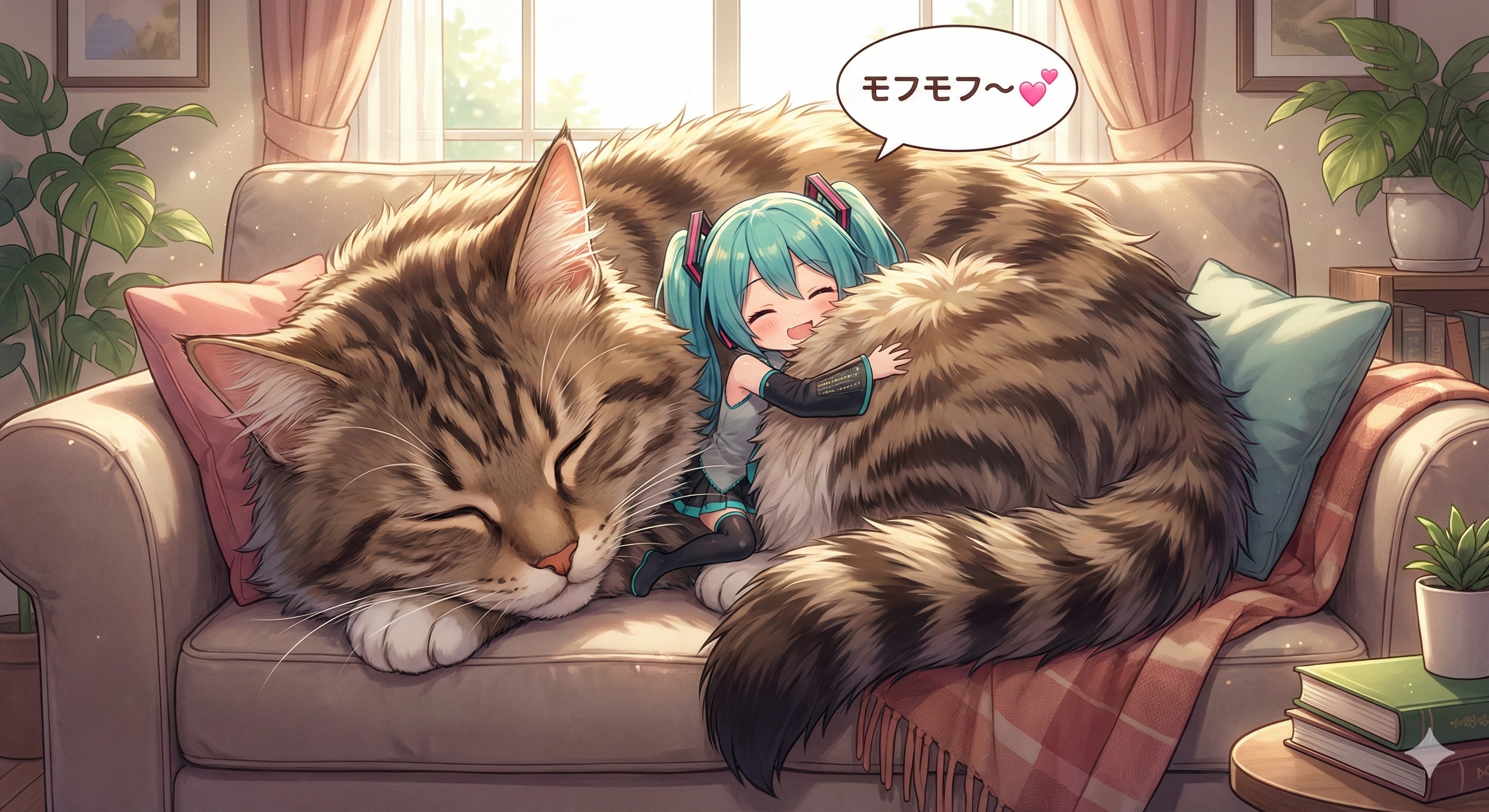 ミクちゃん モフモフ💞 | の人気AIイラスト・グラビア