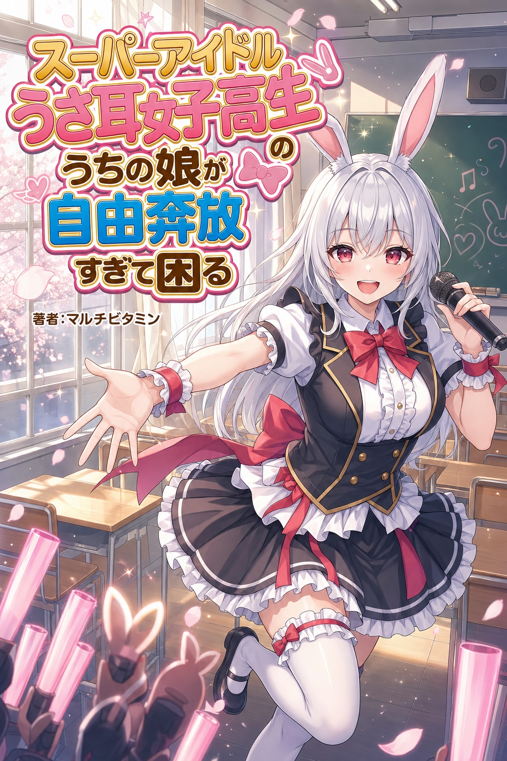 スーパーアイドルうさ耳女子高生のうちの娘が自由奔放すぎて困る🐰✨