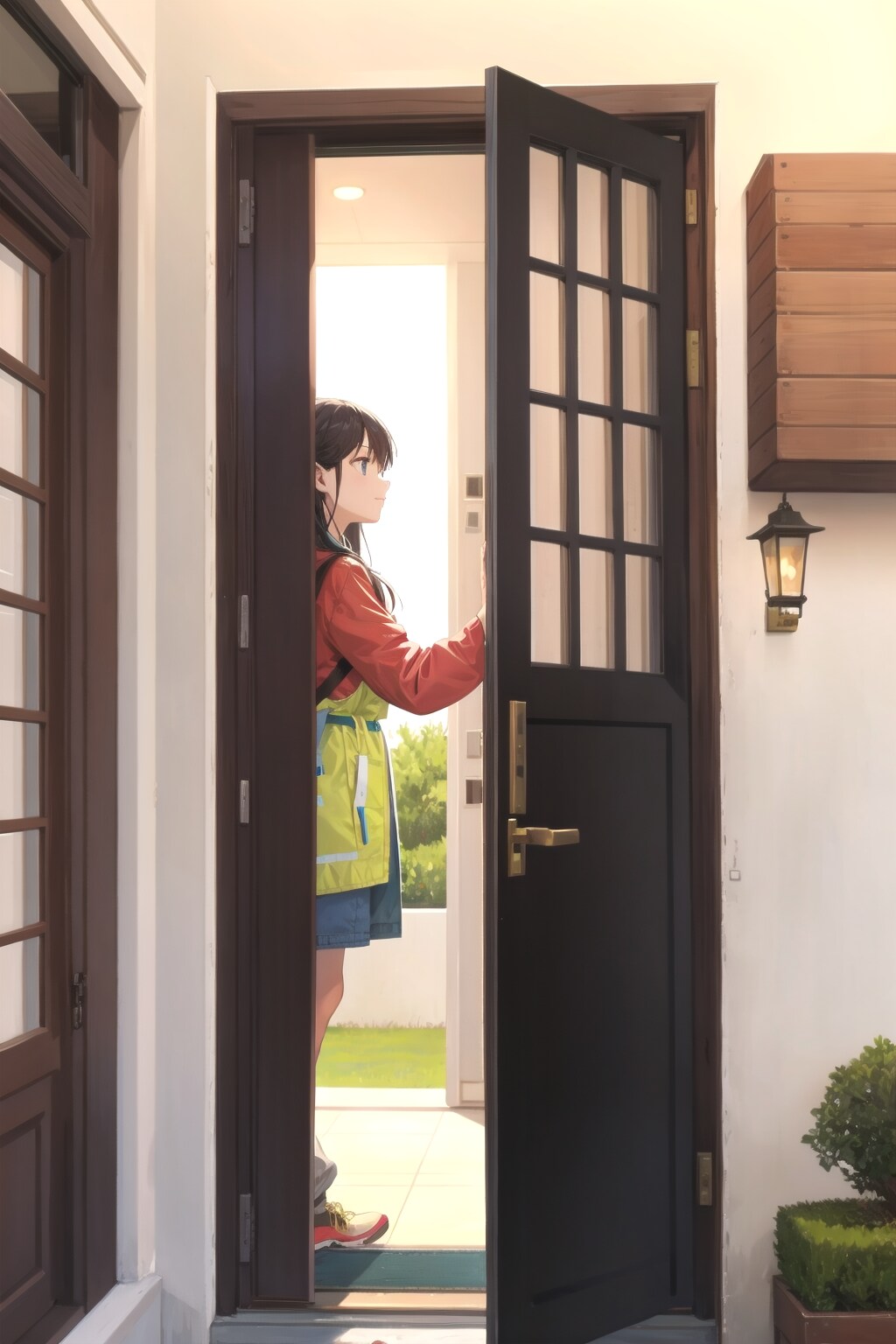 扉の外