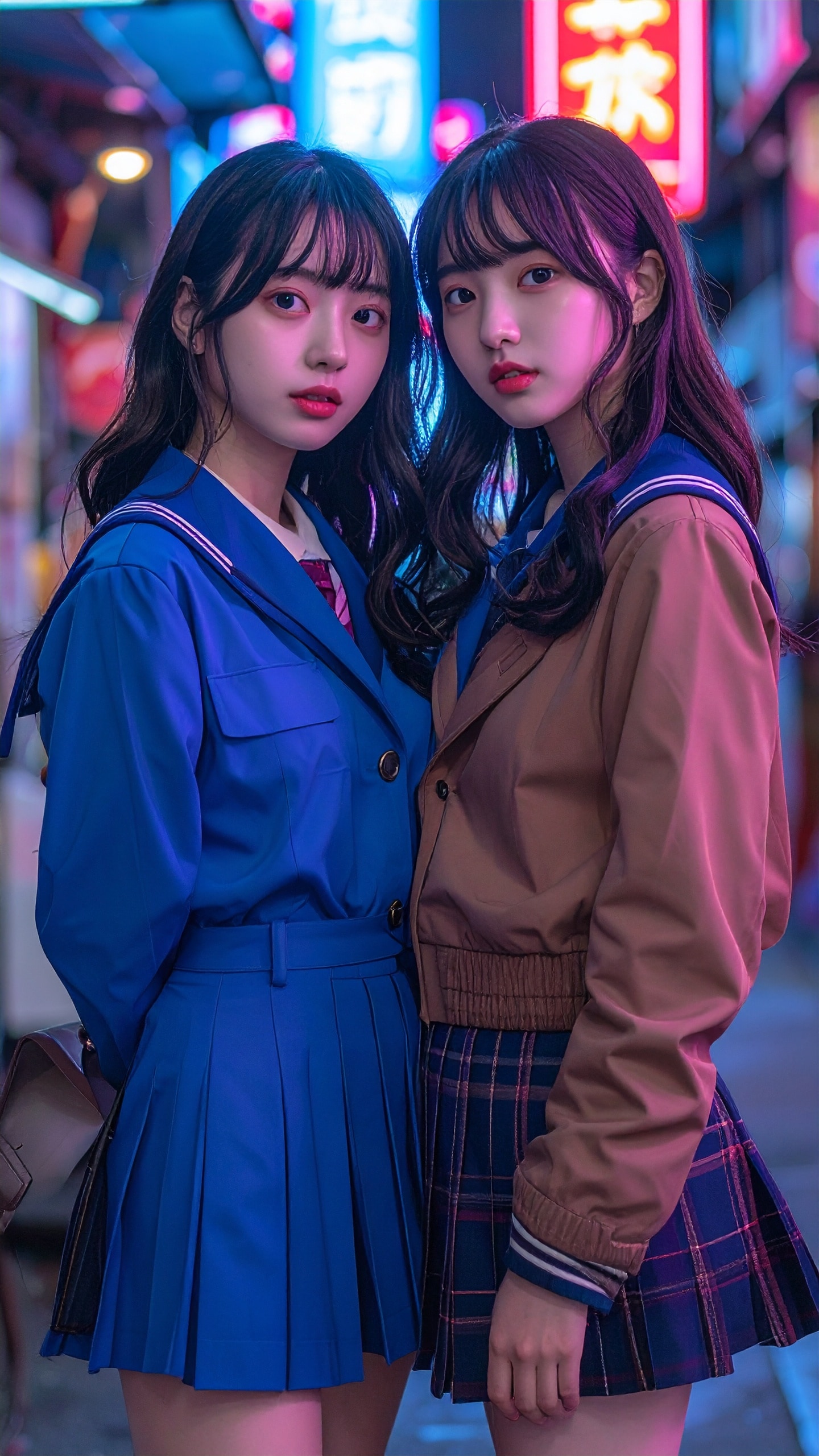 声をかけられた二人 | の人気AIイラスト・グラビア