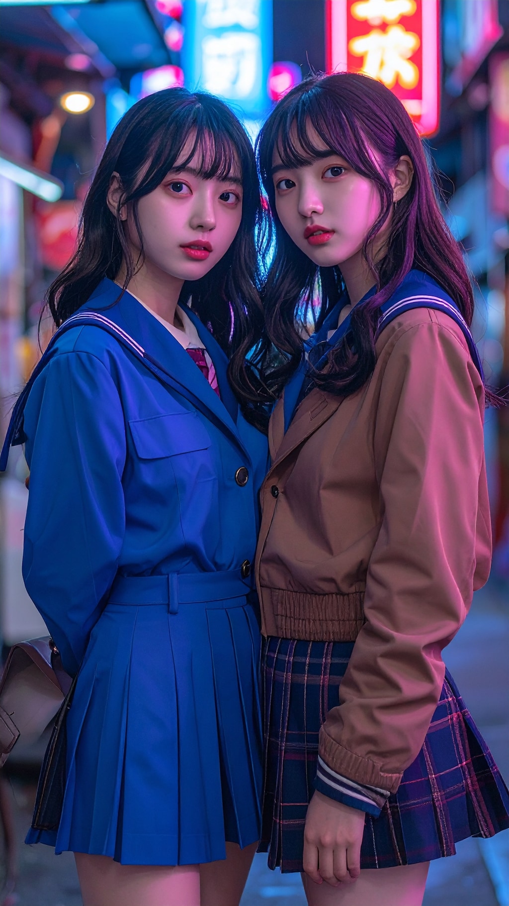 声をかけられた二人