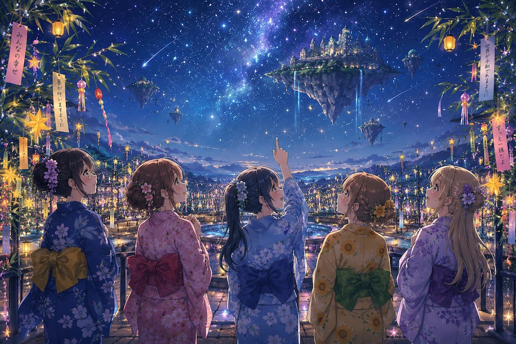 ちょっと複雑な七夕の星空