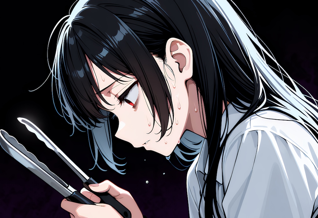 死を掴むトング