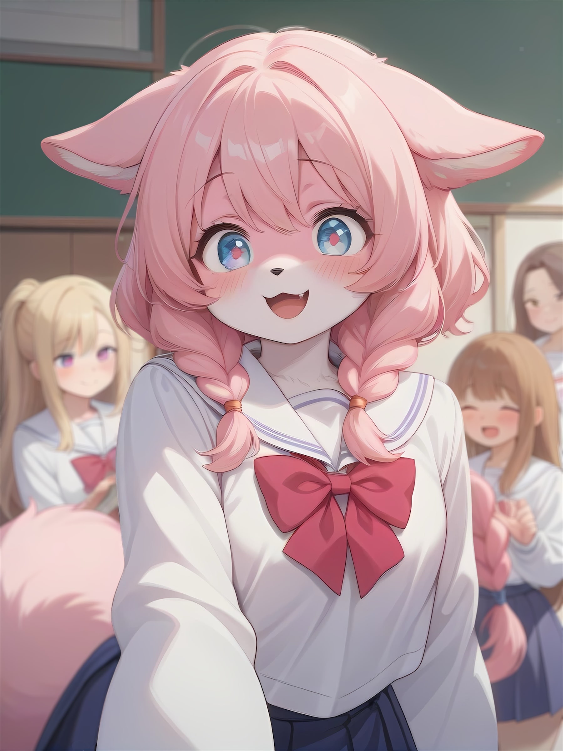 ケモっ娘　かわいい2枚