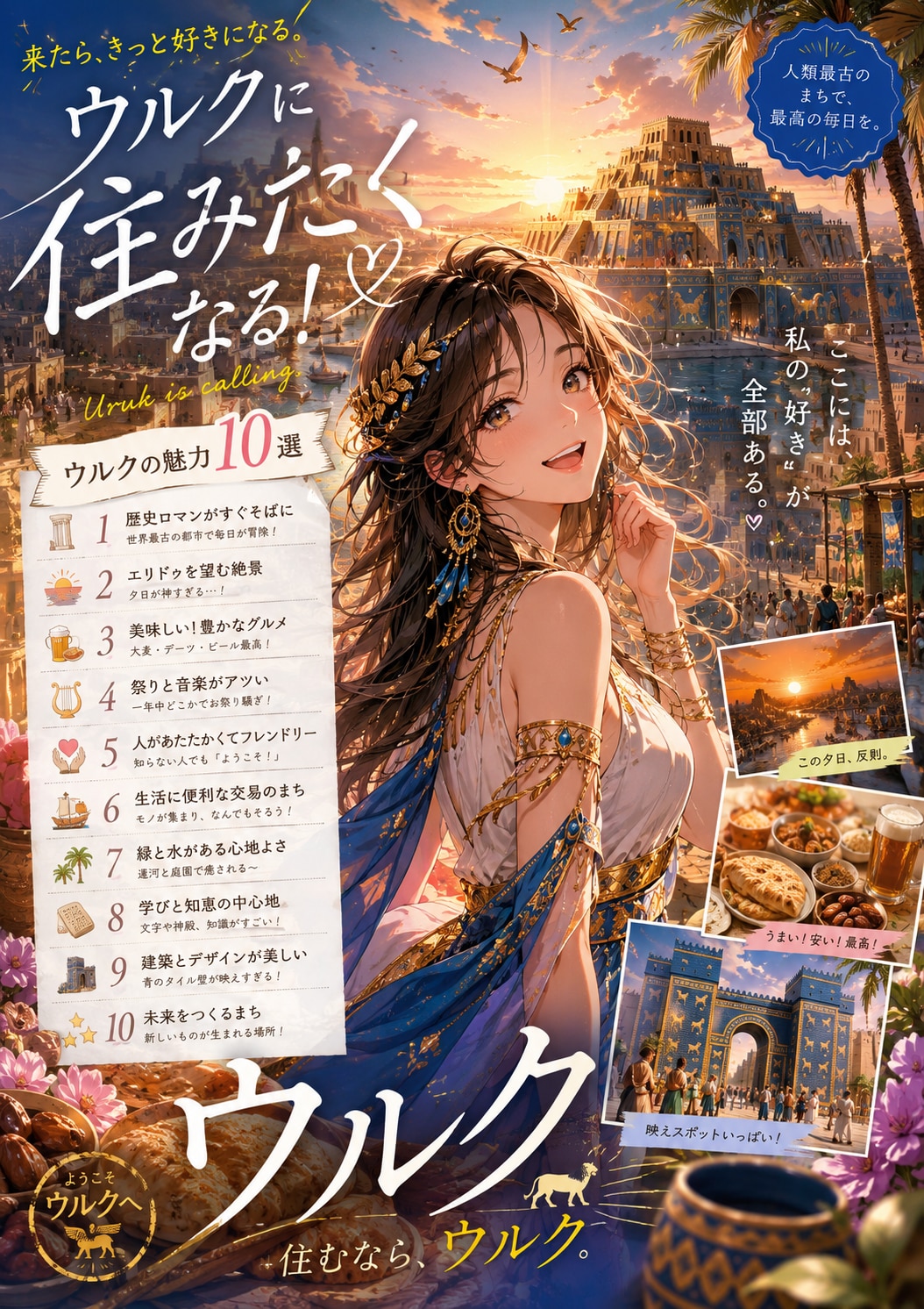 人類最古のまちで、最高の毎日を。
