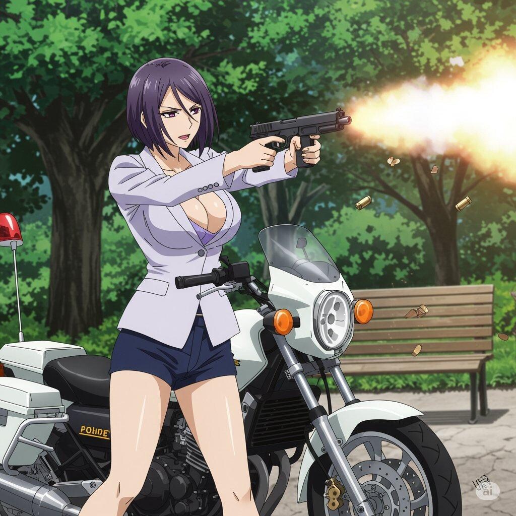 白晝の銃撃戦