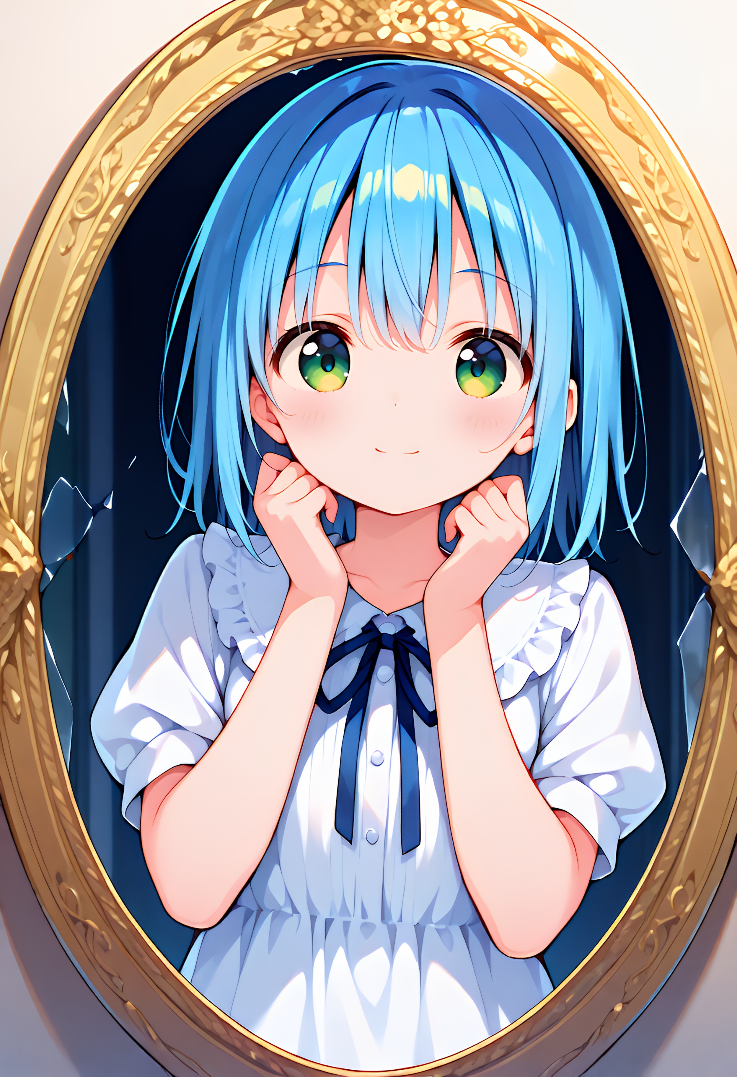 鏡 | の人気AIイラスト・グラビア