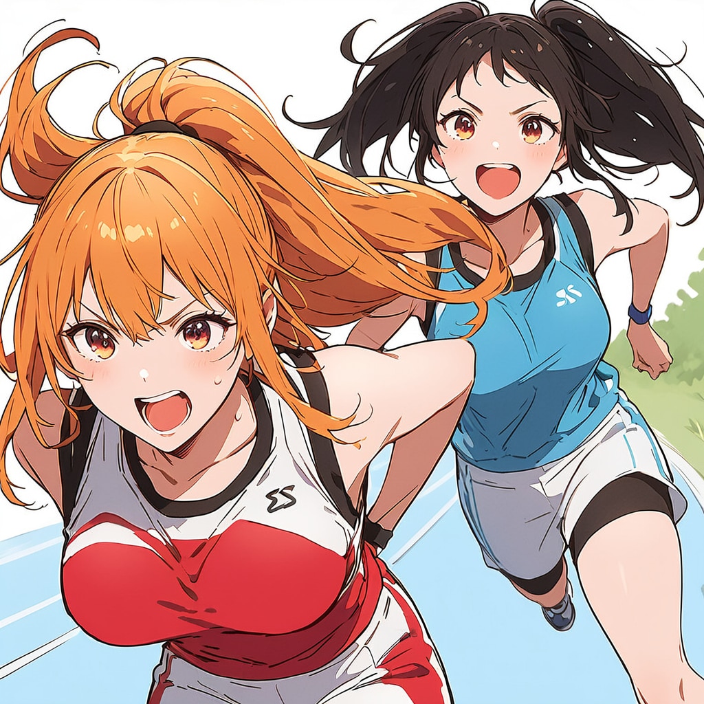 走る人 | の人気AIイラスト・グラビア