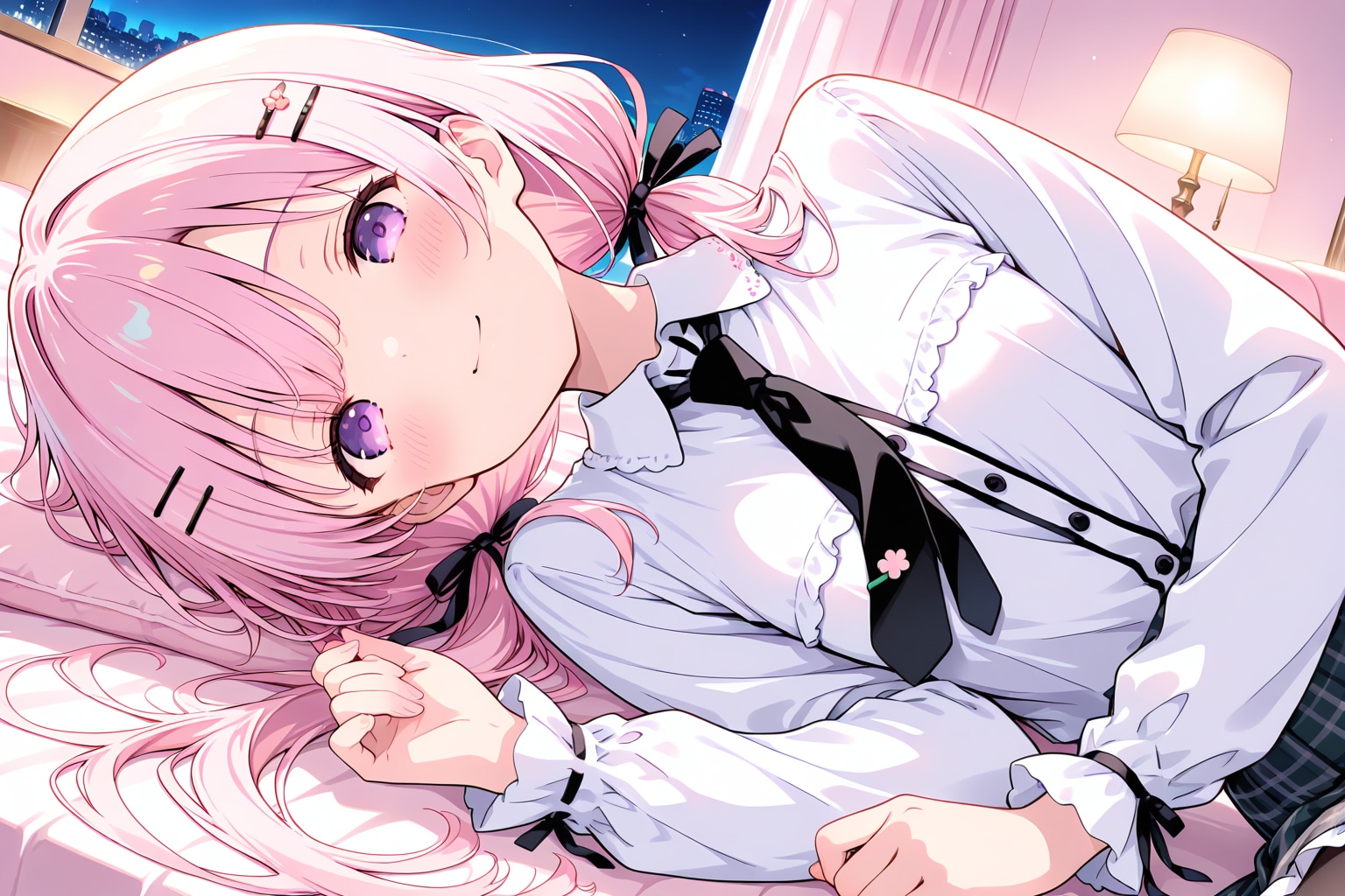 桃香（ver. HARPY）と一緒の夜を過ごす | の人気AIイラスト・グラビア